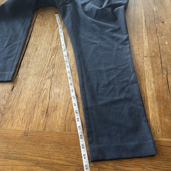 LOFT grey/ blue tie waist trousers NWT - Picture 2 of 7